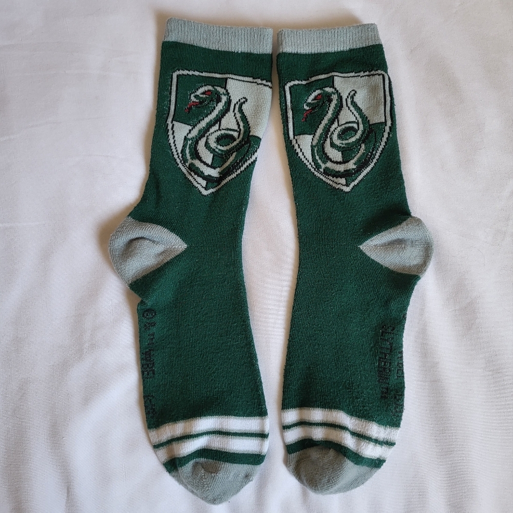Harry Potter/Slytherin socks,  GUC